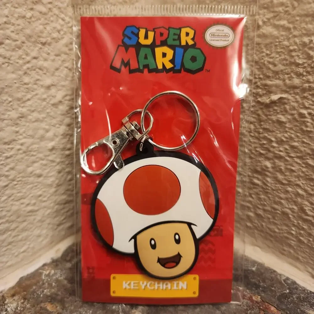 Keychain - Toad Head (NEW) - Super Mario - Nintendo